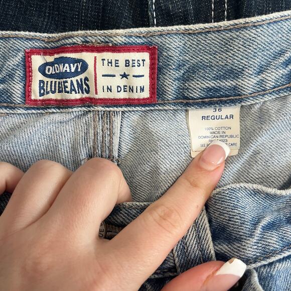 Old Navy Men's Blue Denim Jeans Size 36 - Picture 2 of 5